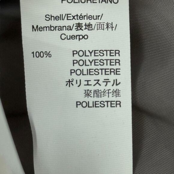 Gap Puffer Quilted Womens Vest Jacket Gray White Polka Dot Sleeveless Coat sz M - Picture 15 of 16